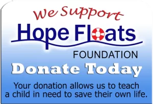 A donation image for the Hope Floats Foundation.